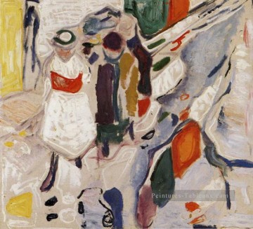 enfants dans la rue 1915 Edvard Munch Peinture à l'huile